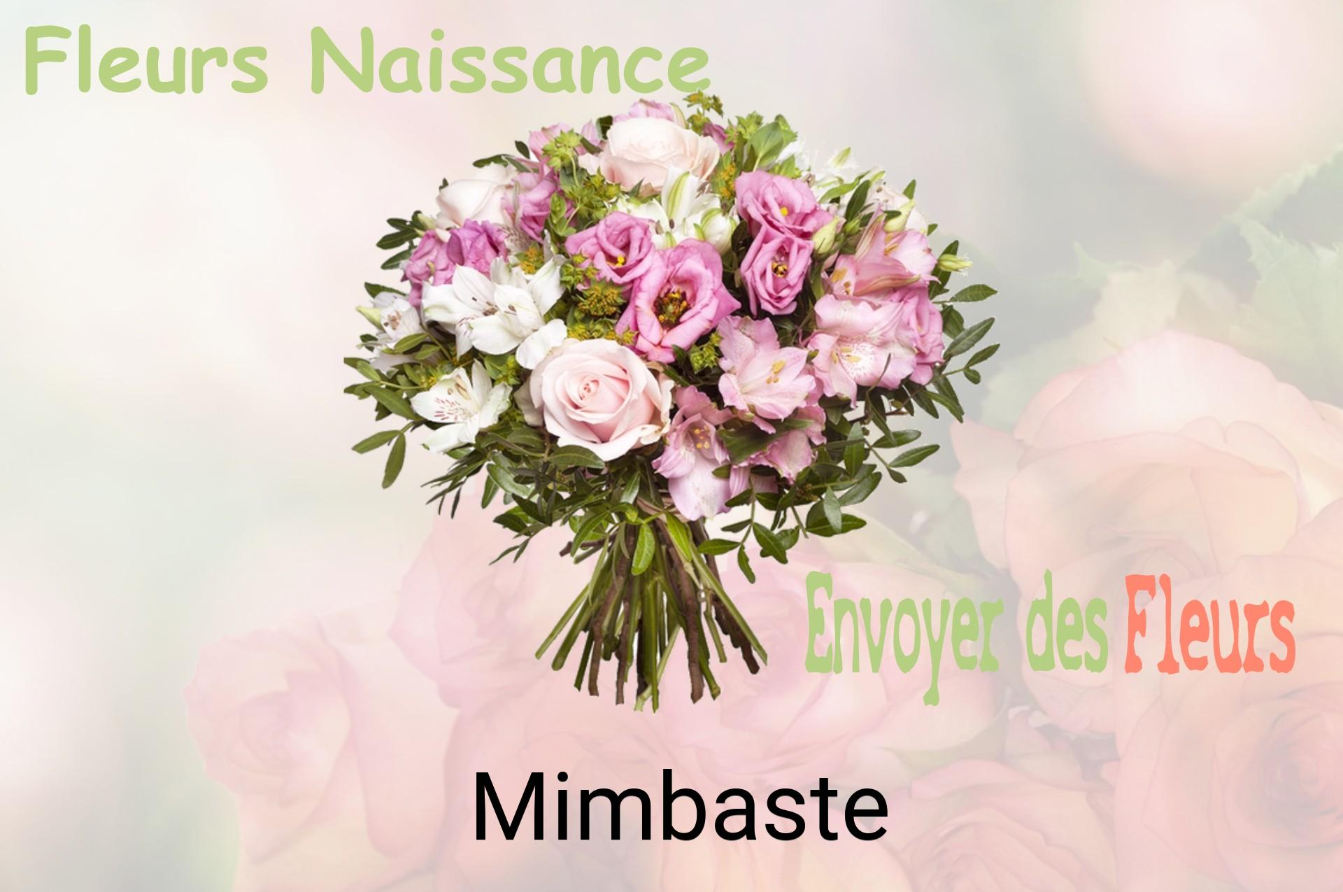 Bouquet de fleurs de naissance livré à Mimbaste